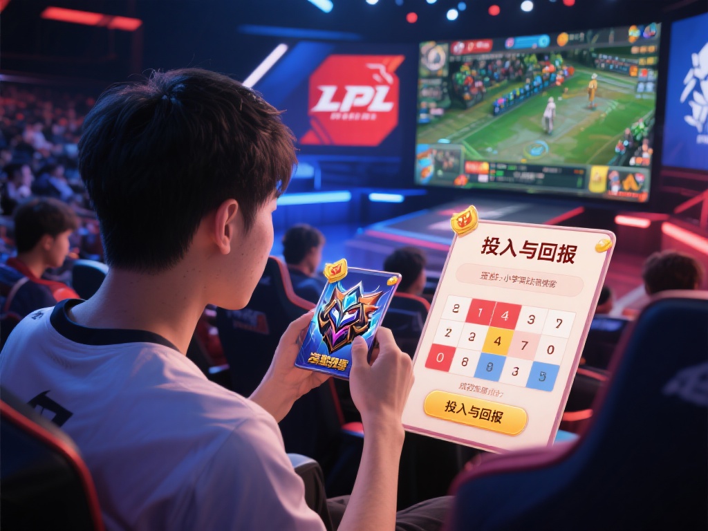 以一位普通玩家小李为例，他在观看LPL联赛时参与了